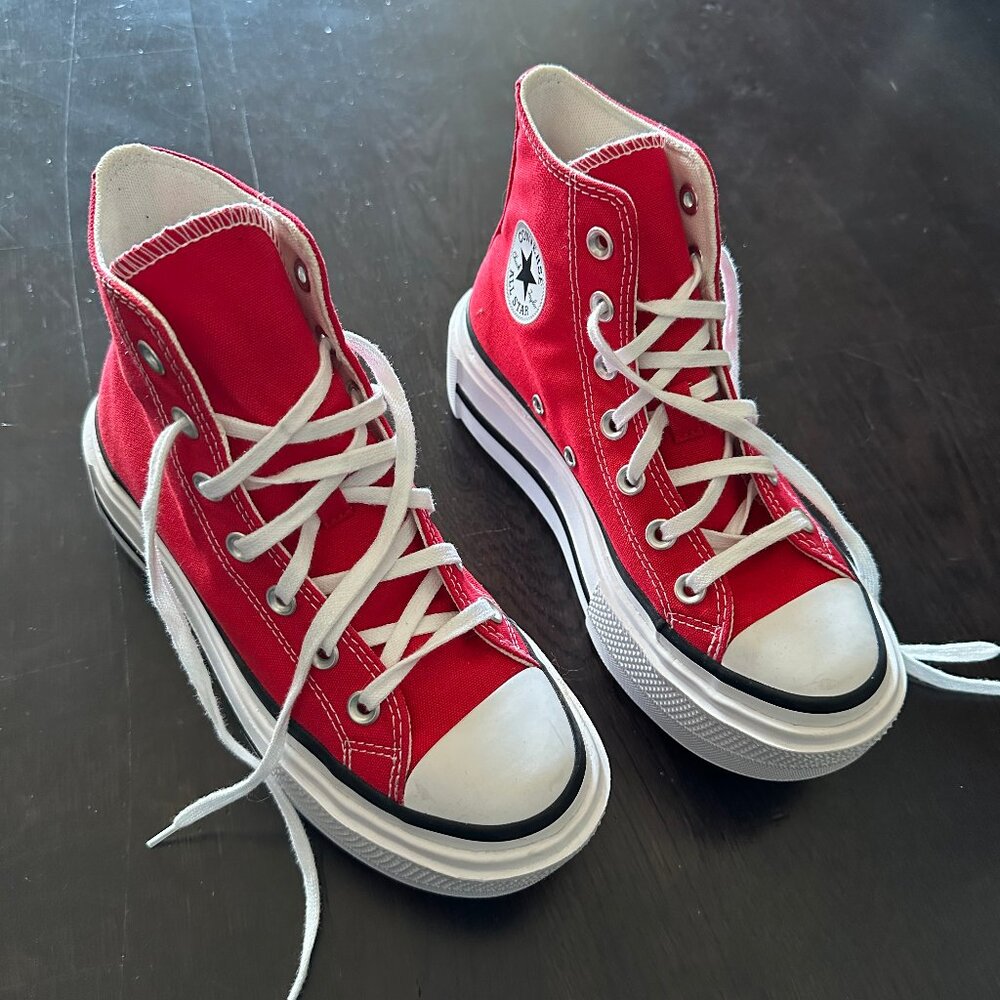 Converse Chuck Taylor All Star Double Stack High-… - image 5